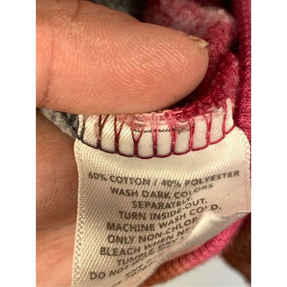 002. State Of Mine Women's Tie Dye ‘Be A Nice Human’ V-Neck Sweater Multi… - Picture 6 of 6